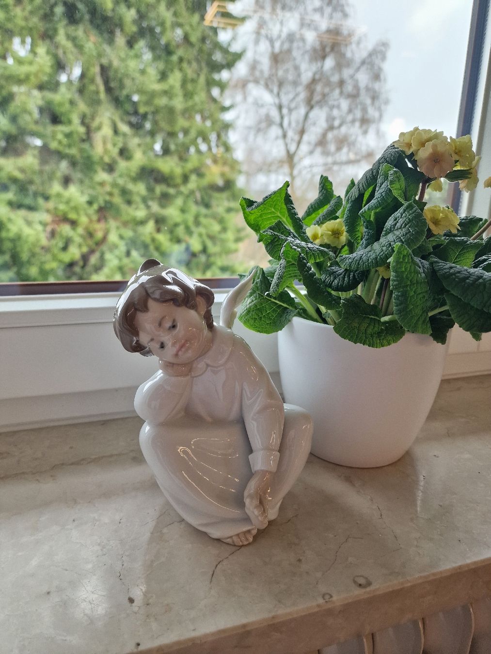 Lladro Statuette: Lladro Engel mit gebrochenem Flügel – Usato da Eglisau venduto da mmkristall 2