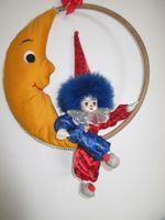 Musikdose, Spieluhr, Clown im Mond, Sandmann Melodie, UNIKAT