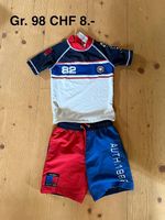 Badehose  & UV Shirt für Jungs 98