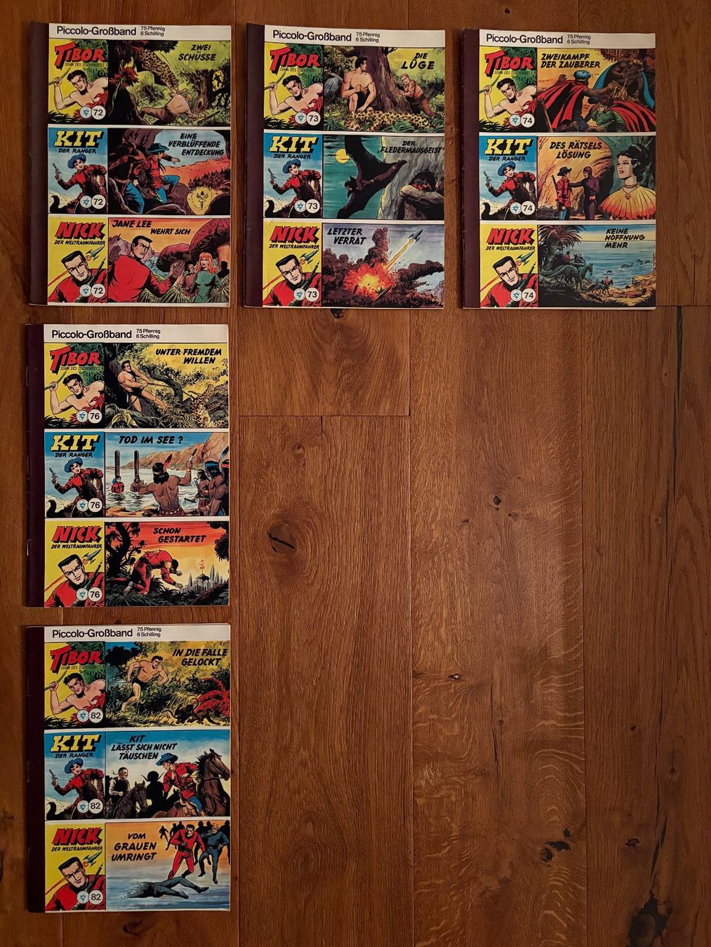 Fumetti: Comic Sammlung / TIBOR; KIT; NICK / 25 Piccolo-Grossbände – Usato da Rüeggisberg venduto da Nebel2005 3