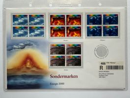 FDC Grossbrief Sondermarken Energie 2000 1997 ET