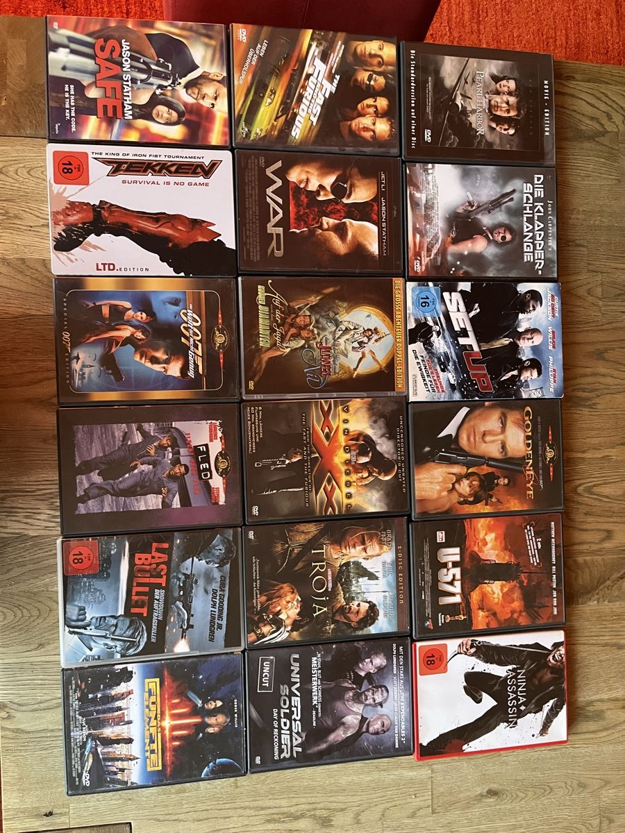 Alle DVDs: Action & Thriller DVD Sammlung (95 Stk.) – Gebraucht aus Leuzigen von LaicaStar 1