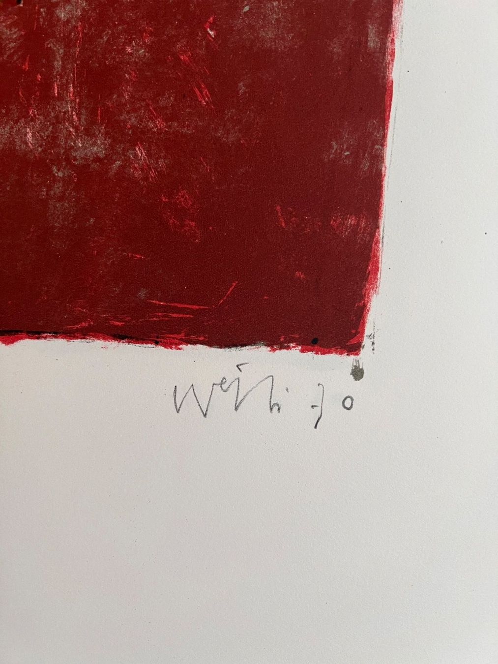 Grafica & Litografie: Hugo Wetli Original Lithographie "Dirigent" 1970 – Usato da Adliswil venduto da buch_und_kunst 2