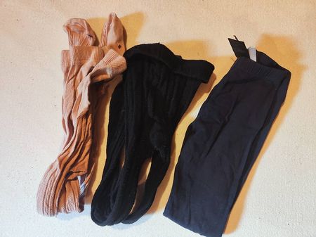 2x Strumpfhosen / 1x Leggings Gr.116