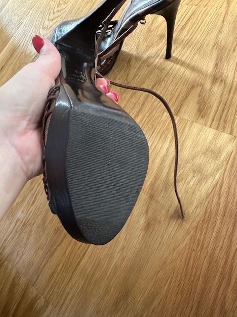 Burberry Damenschuhe: Burberry Sandalen 38.5 – Gebraucht aus Hochdorf von lefaho 2