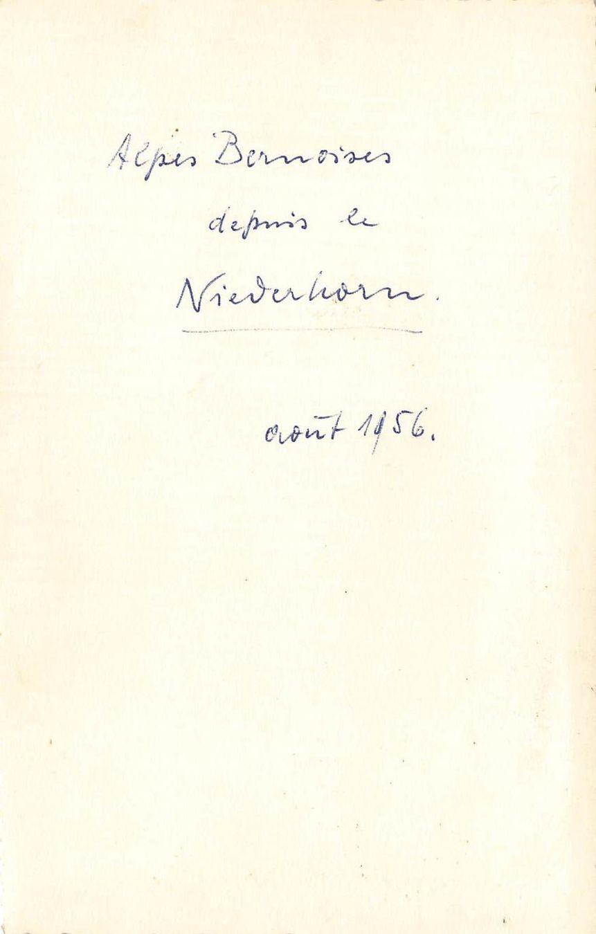 Cartoline postali: Niederhorn 1956 Beatenberg – Usato da Biasca venduto da Blenio71 1