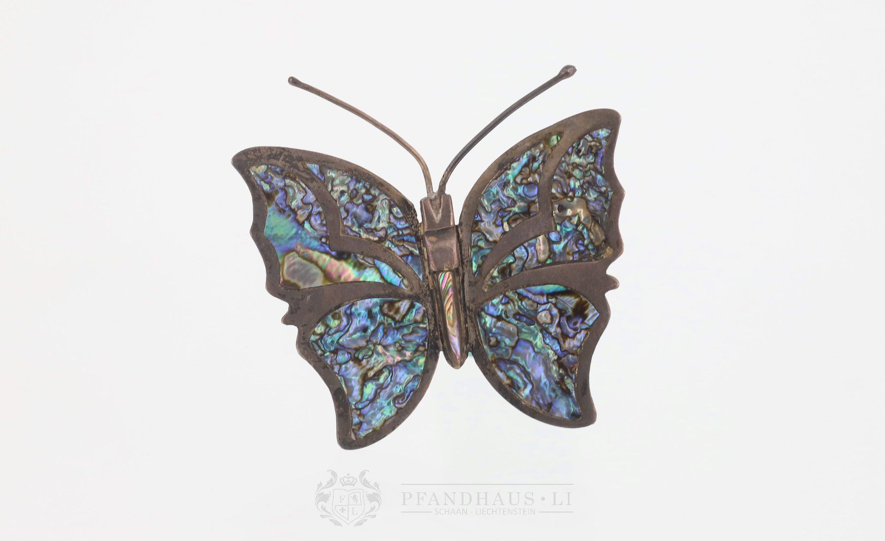 Spille & Fermagli: BROSCHE / ANSTECKNADEL "SCHMETTERLING" IN SILBER 925 – Usato da Schaan venduto da Pfandhaus-LI