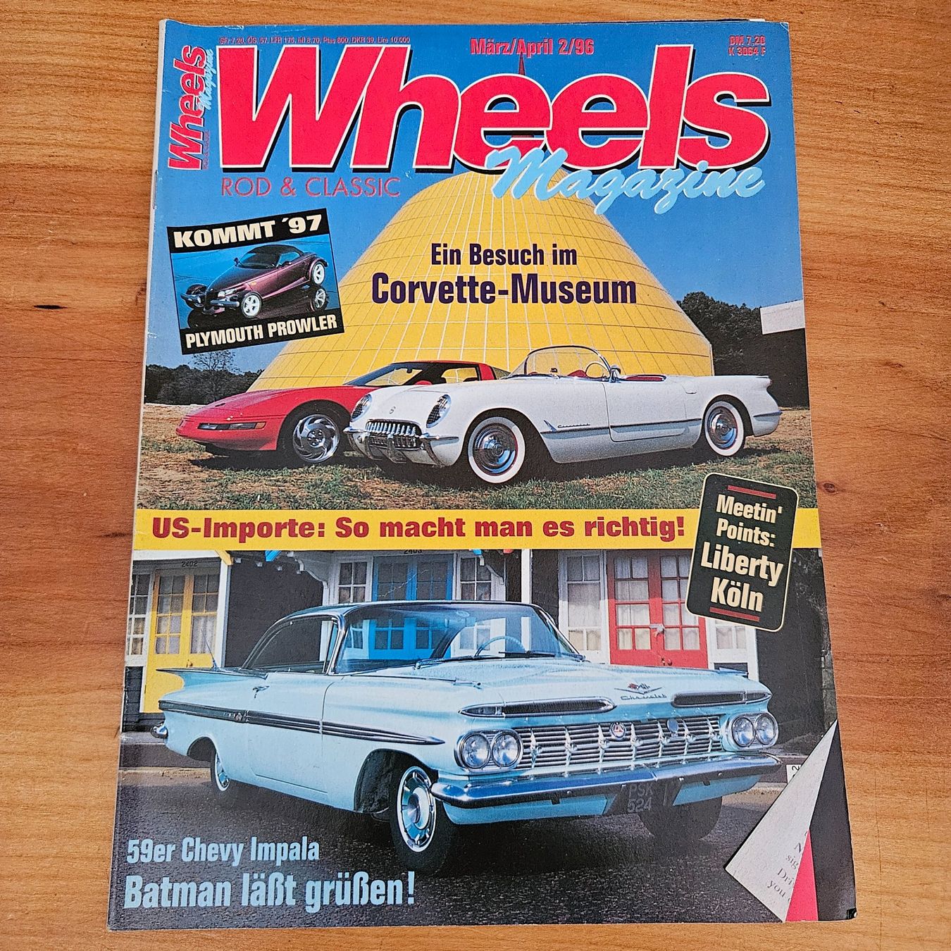 Riviste & Magazine: 4 Stück Wheels Magazine Rod & Classic1996 – Usato da St.Gallenkappel venduto da RocknSkull 3