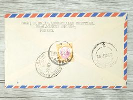 TR76 Enveloppe + Timbre Malaysia - Penang 1952