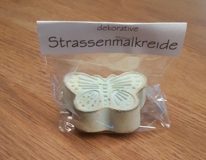 Bastelsets: Strassenmalkreide Schmetterling einzeln verpackt – Neu und originalverpackt aus Ersigen von KreideWerkstatt 1