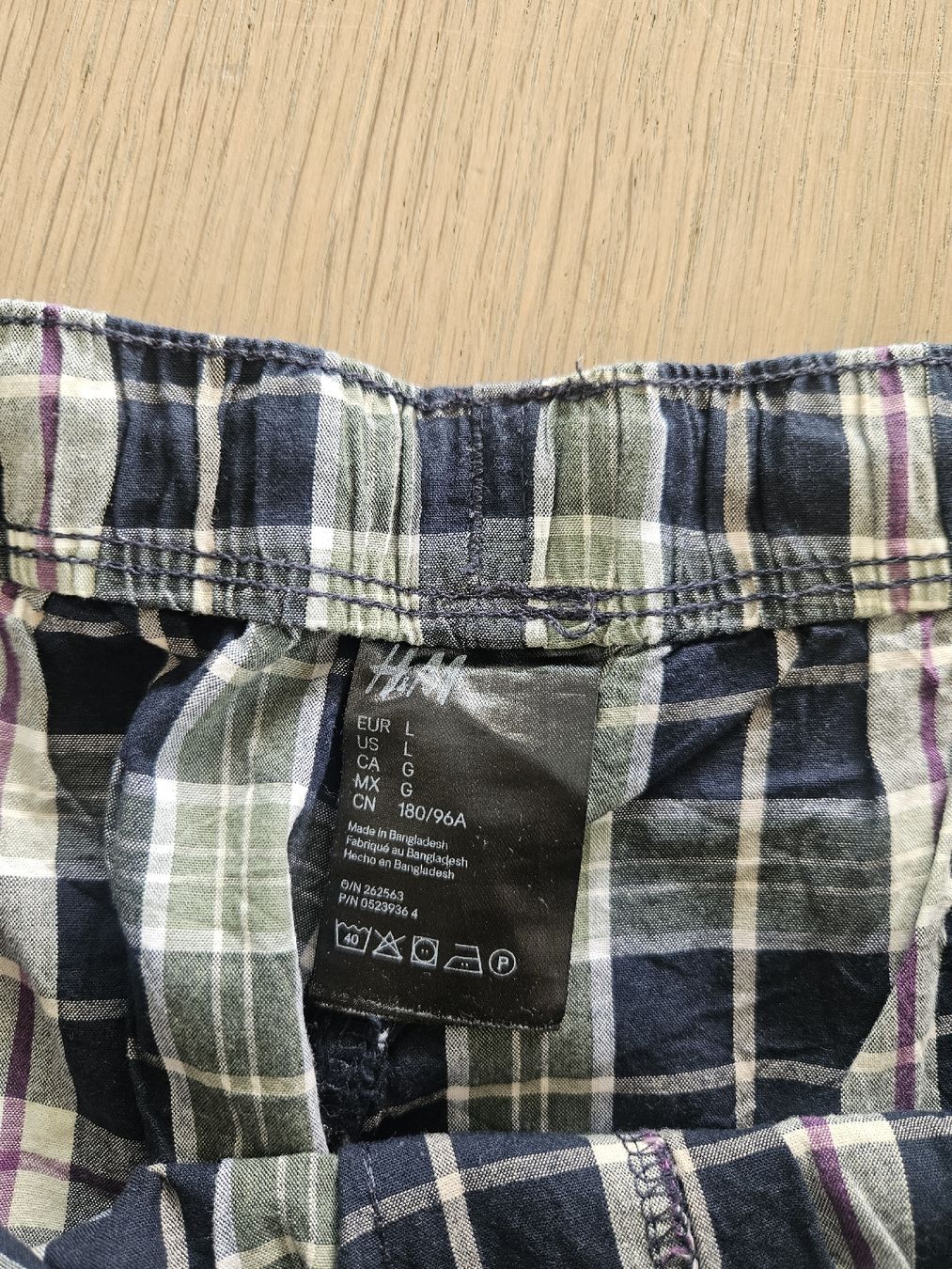 H&M Pyjamas: Pyjama Hose kariert Grösse L – D'occasion à Rüschlikon par zzz1234 1