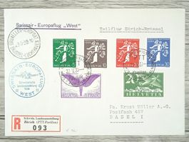 TR13 Enveloppe + Timbre Suisse 1939