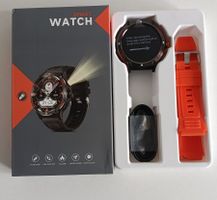 TOP SMARTWATCH - NEU, OUTDOOR, 3ATM, TASCHENLAMPE, BLUETOOTH