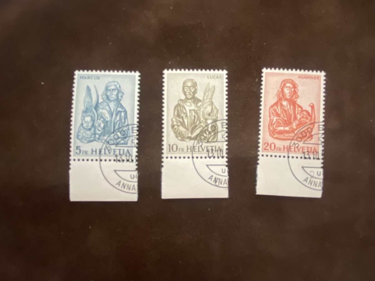Tutti i francobolli: Briefmarken Schweiz 3 Stücke – Usato da Muralto venduto da Alex1912