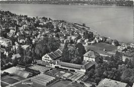 Wädenswil  ZH  Flugaufnahme Nr.1055 , ca.1935