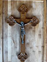 Holzkreuz mit Jesus Christus 40cm