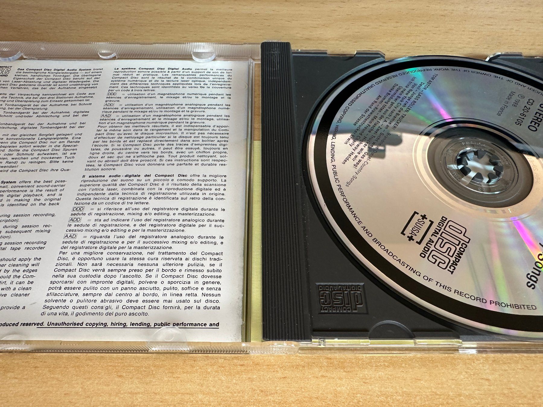 CD: Tom Astor – Lass Rollen, Trucker! – Usato da Rikon im Tösstal venduto da Alpenmutz 2