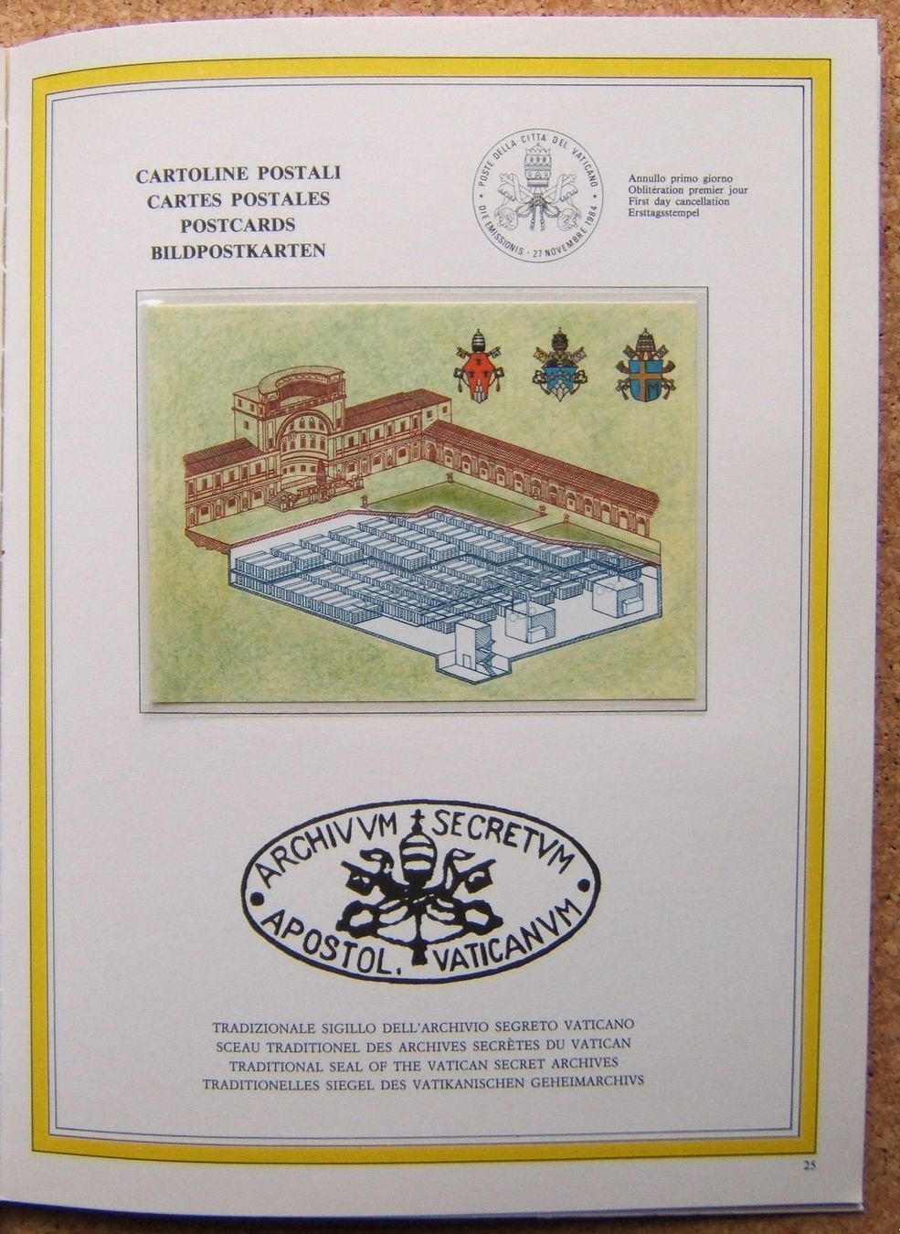 Tutti i francobolli: JAHRBUCH VATIKAN 1984 – Nuovo (secondo la descrizione) da Brunnen venduto da Nonne04 8