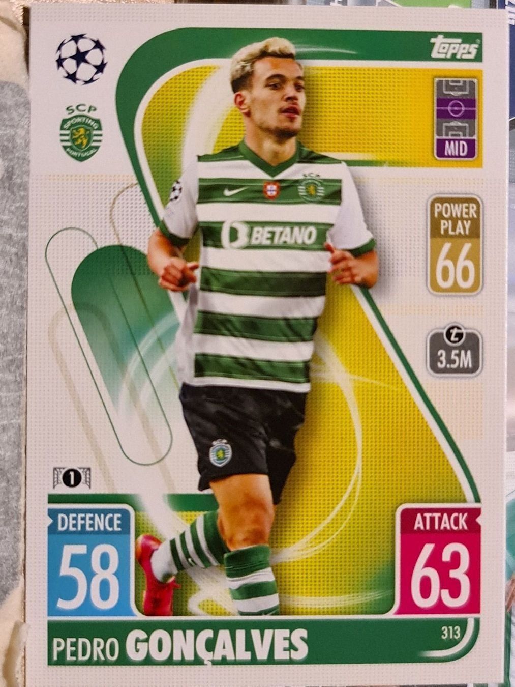 Topps Sammelbilder & Trading cards: Topps Match Attax 313 – Gebraucht aus Dintikon von Prime-shop