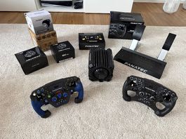 Komplettes Simrig mit Playseat und Fanatec