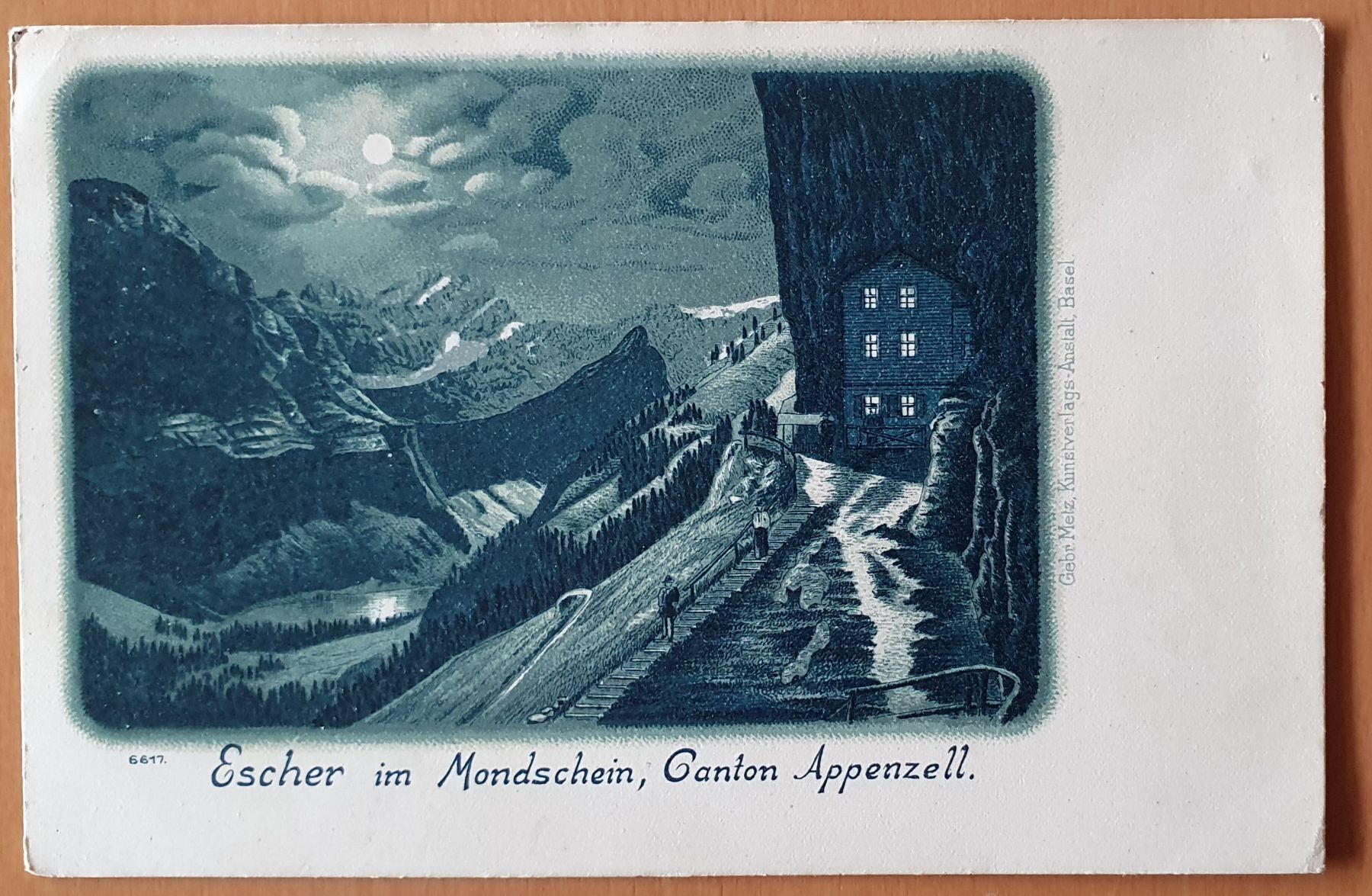 Cartoline postali: Escher im Mondschein – Usato da Kreuzlingen venduto da Rschweiz1