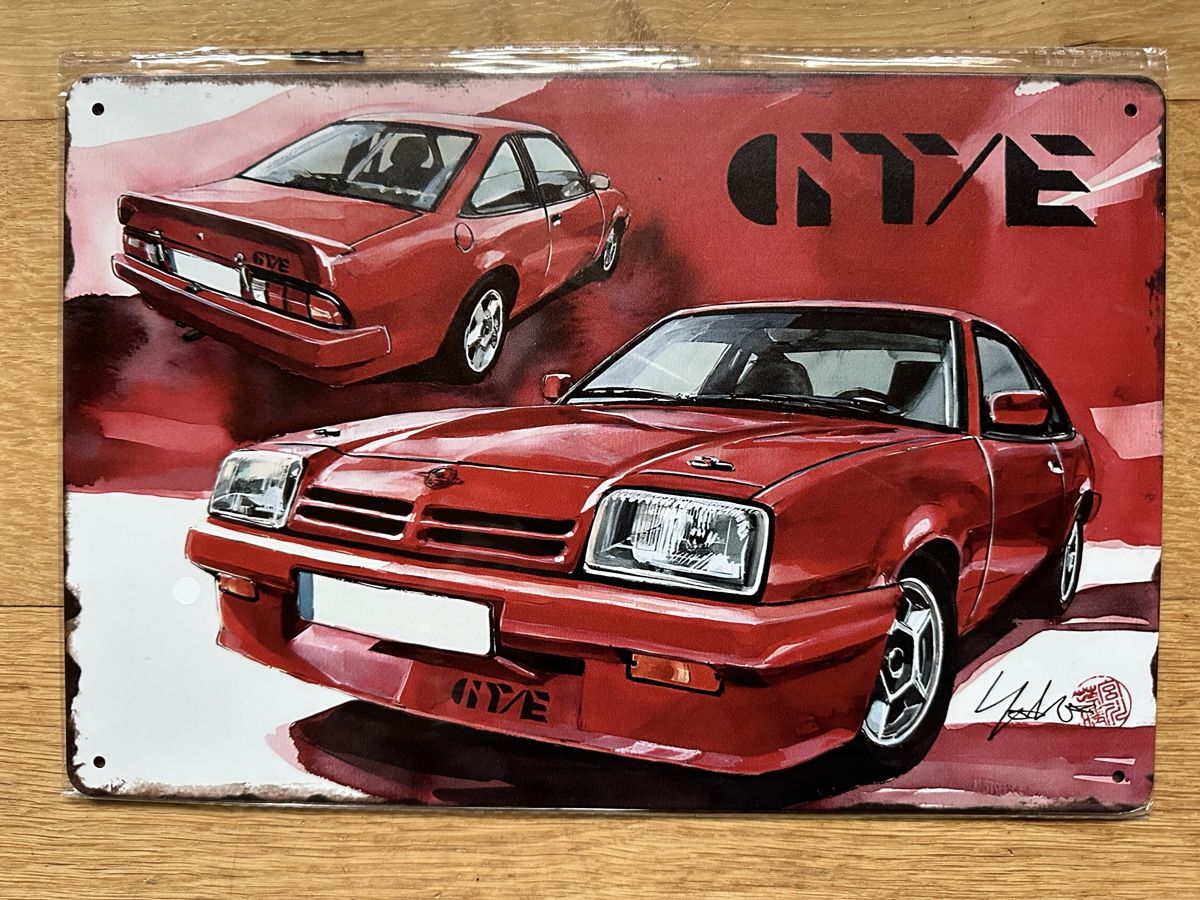 Insegne: Opel manta b gte Oldtimer coupe – Nuovo (secondo la descrizione) da Reinach AG venduto da rares75