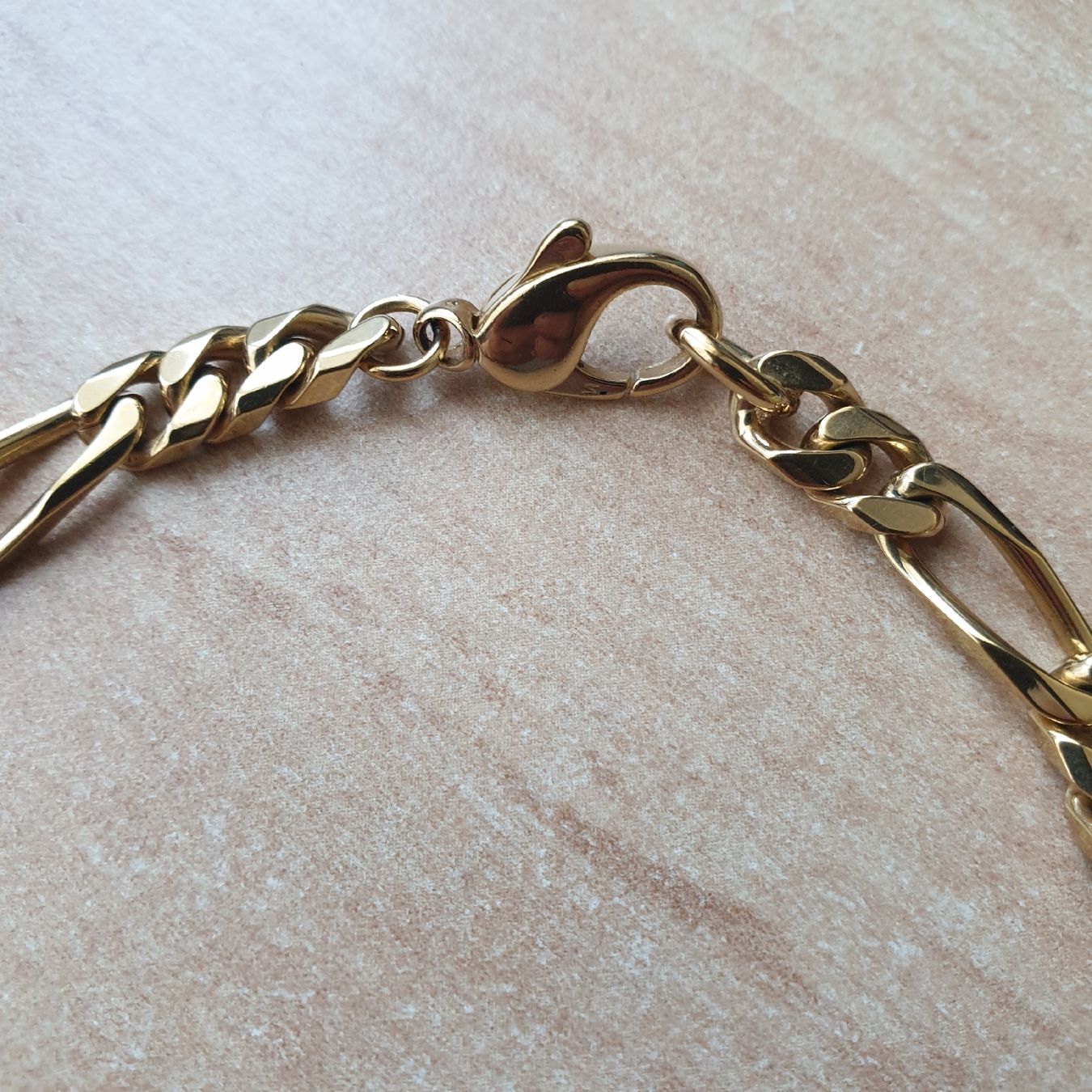 Catenine: Massive Täuschend Echte Modeschmuck Edelmetall Gliederkette  – Nuovo (secondo la descrizione) da Winterthur venduto da katzen07 1