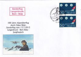 Sonderflug 100 J. Alpenüberquerung Langenbruck - Belp 2013