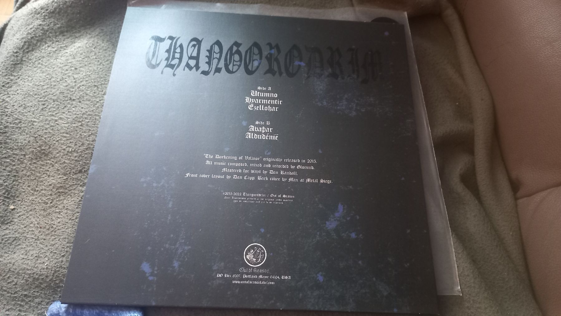 Schallplatten: Thangorodrim-The Darkenig...Lp Vinyl Dungeon Synth  – Gebraucht aus Olten von Donatello1984 1