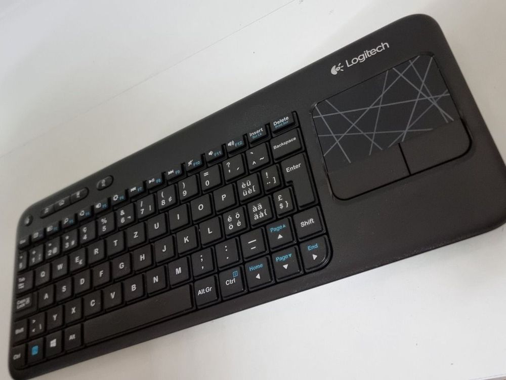Logitech kabellos tastatur mit touchpad kaufen auf ricardo