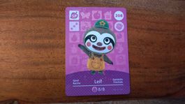 Animal Crossing amiibo Karte, Leif / Gerd, EU Nr 208
