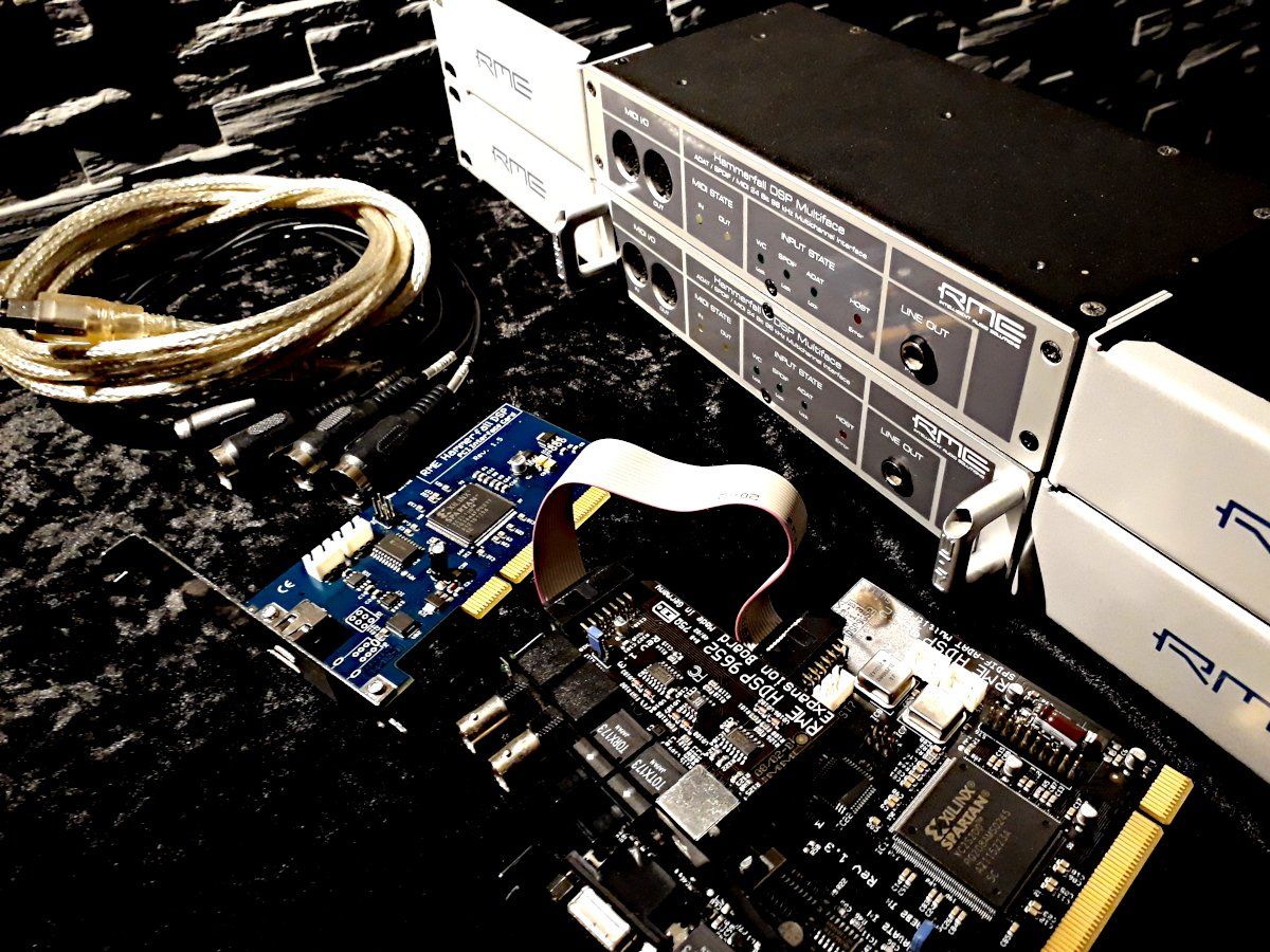 RME Attrezzatura per studi di registrazione: RME Hammerfall Multiface / DSP 1.5 & HDSP EXP. BRD. 9652 1.3 – Usato da Ebersecken venduto da soundtraxx
