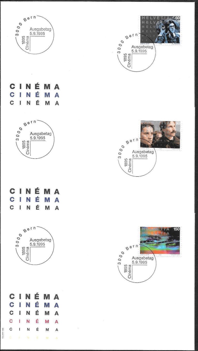 Tutti i francobolli: 3 FDC 882-884 Serie Einzelmarken ET 5.9.1995 – Nuovo (secondo la descrizione) da Olten venduto da clotaldi