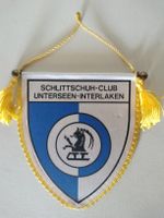 Antiker SC Unterseen-Interlaken Eishockey Autowimpel 