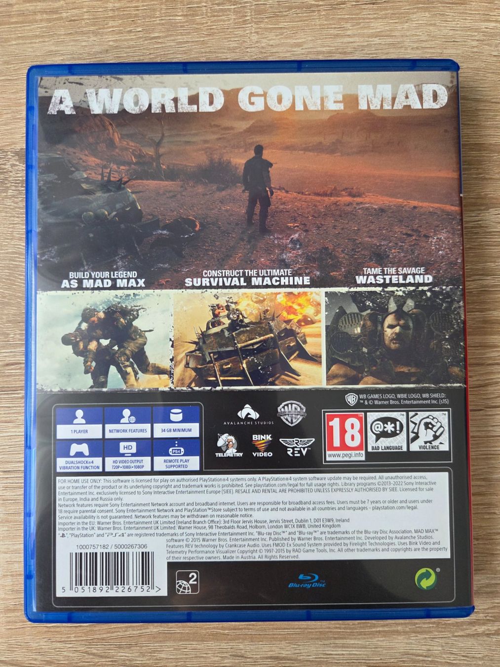 Giochi: Mad Max (Multilanguage) - PS4 – Usato da Carouge GE venduto da Gasco 1