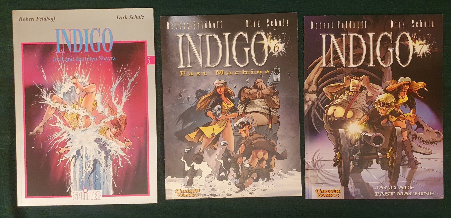 Fumetti: Indigo, Band 1 - 7, Dirk Schulz + Robert Feldhoff – Usato da Winterthur venduto da flurin42 4