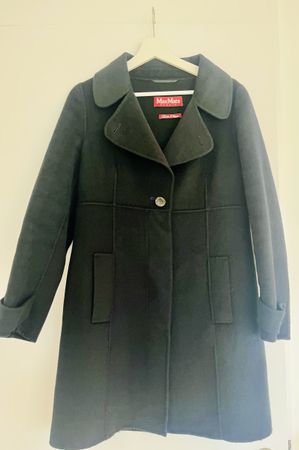 Max Mara Studio Angora and Wool mix coat, size 40