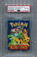 Pokemon McDonald's Original Minimum Pack 2002 PSA 10