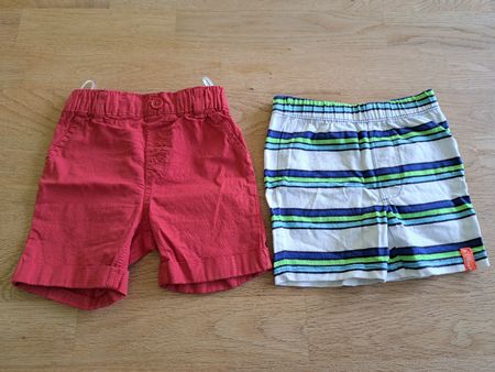 2 Baby Sommer Shorts, Gr. 68, Top Zustand!
