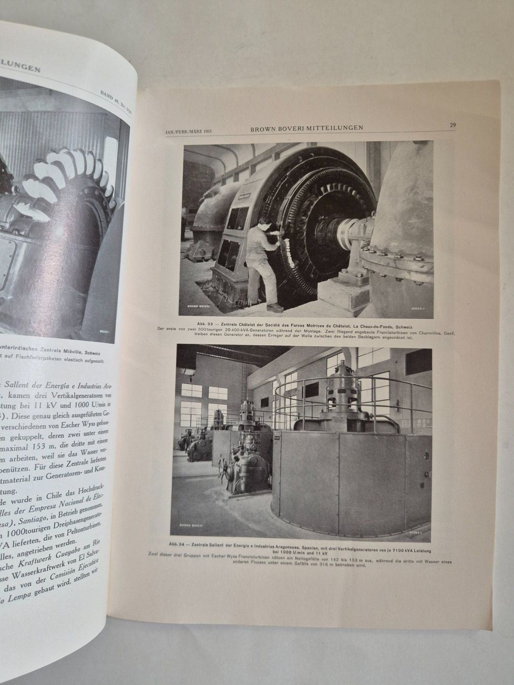 Riviste & Magazine: Brown Boveri Mitteilungen 1953 – Usato da Langendorf venduto da zvonu161 3
