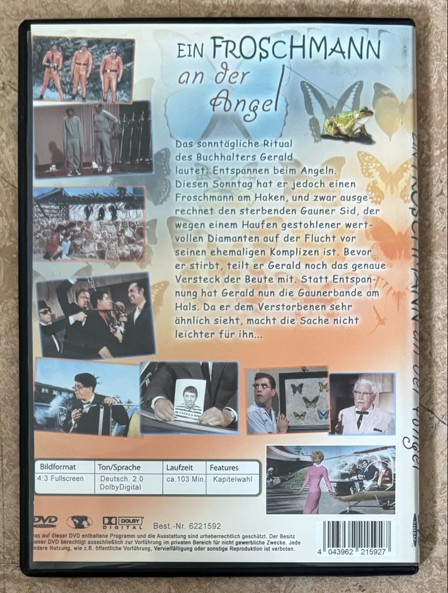 Tutti i DVDs: EIN FROSCHMANN AN DER ANGEL – Nuovo (secondo la descrizione) da Dietikon venduto da AndreaSch01 1