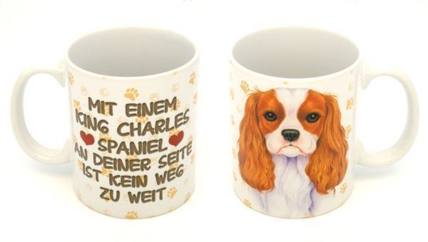 Tazze: Keramiktasse-KING CHARLES SPANIEL – Nuovo e nell'imballaggio originale da Rupperswil venduto da big-one-sale