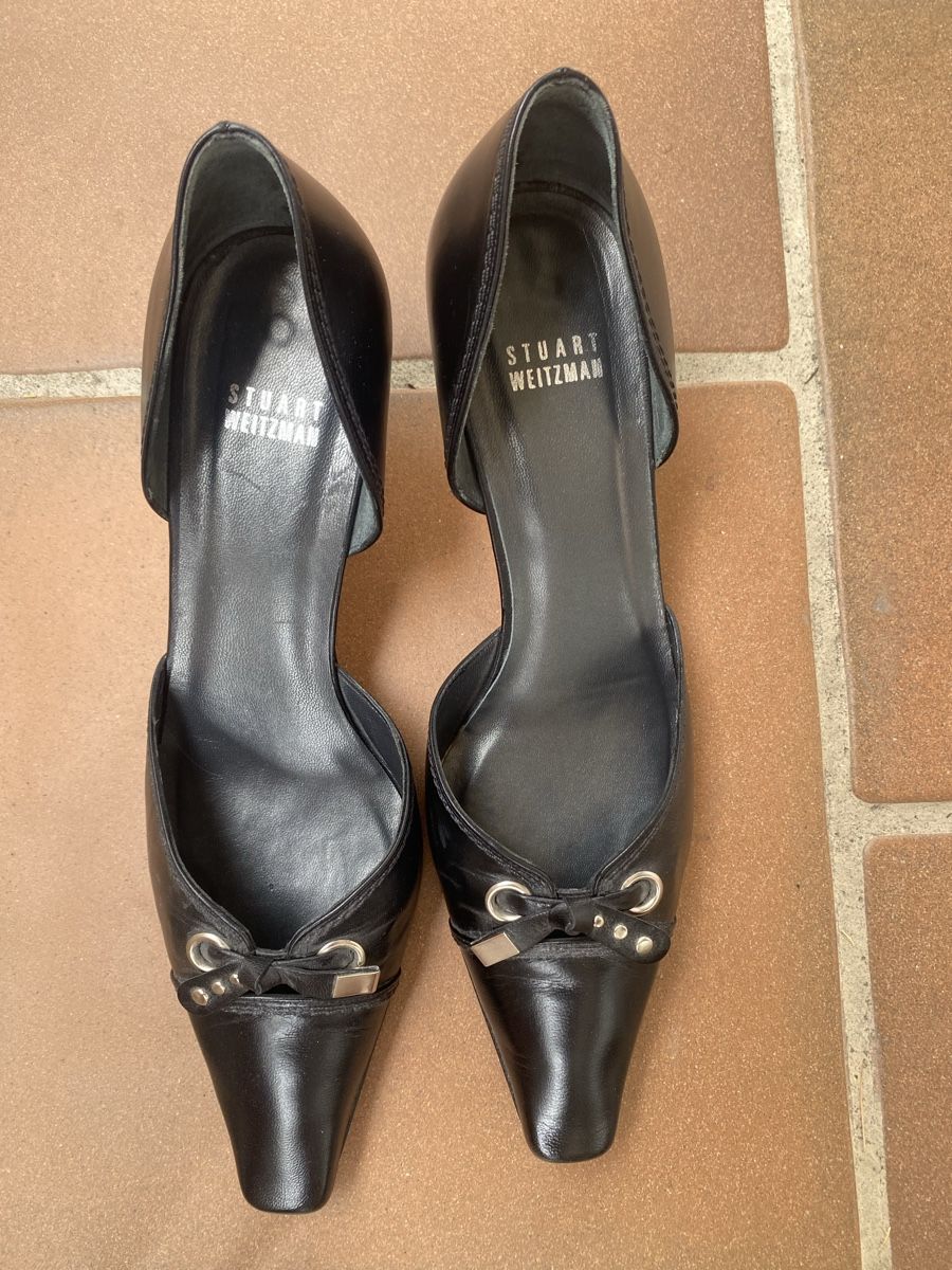 Stuart Weitzman Chaussures femmes: Stuart Weitzman Pumps schwarz Leder Grösse 39  – Neuf (Voir description) à Embrach par bea_8424 4