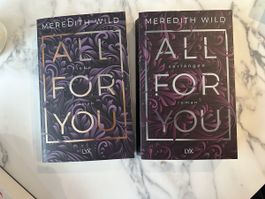 Bücher 2 Bänder „all for you“ Meredith Wild