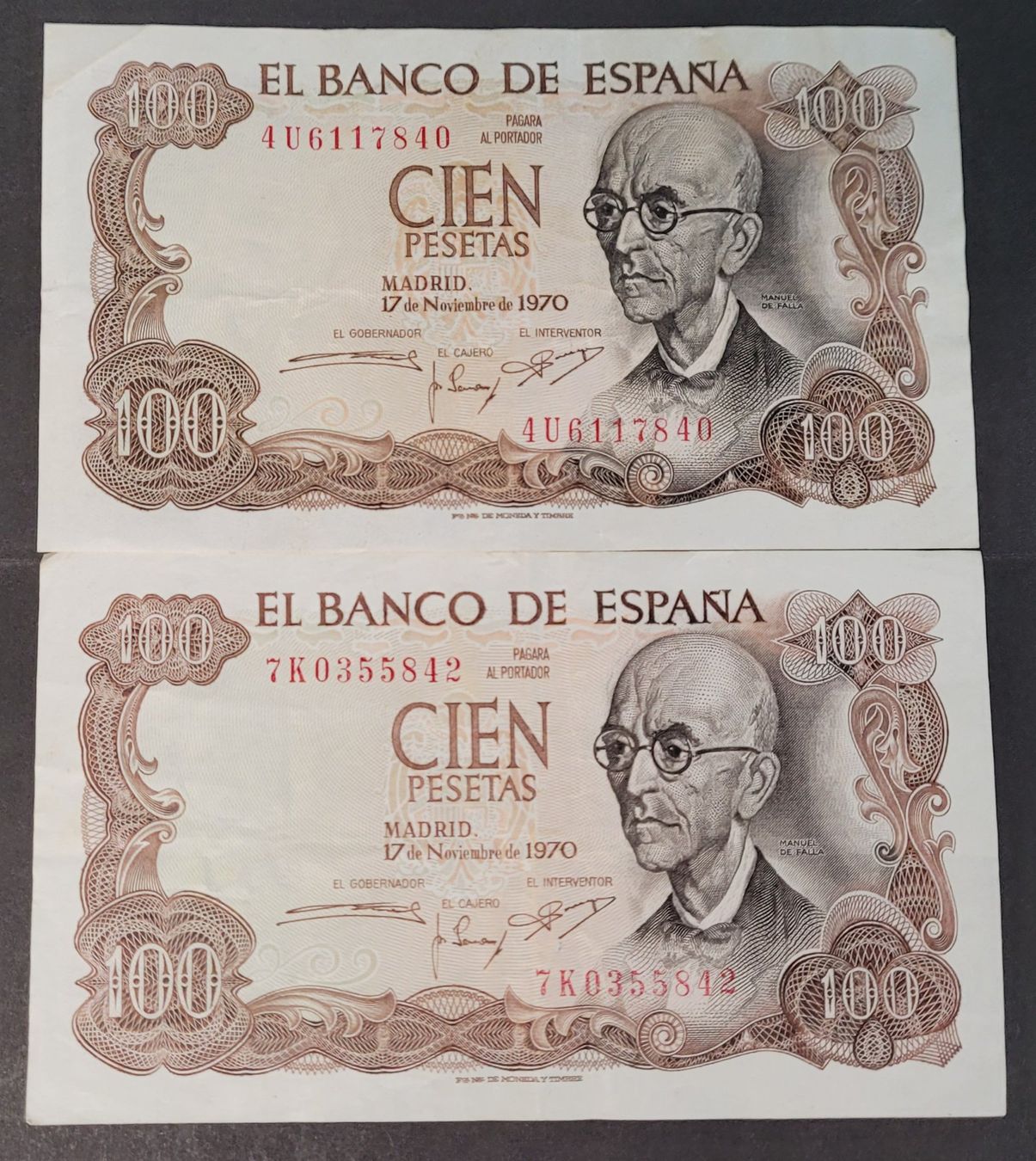 Banconote: 4 x 100 PESETAS / SPANIEN 1970 – Usato da Mumpf venduto da antonio_schweiz_961 1