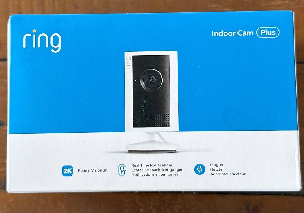 Sistemi d'allarme: Ring Indoor Cam Plus - Neu & Originalverpackt – Nuovo e nell'imballaggio originale da Goldiwil (Thun) venduto da mar_92wv
