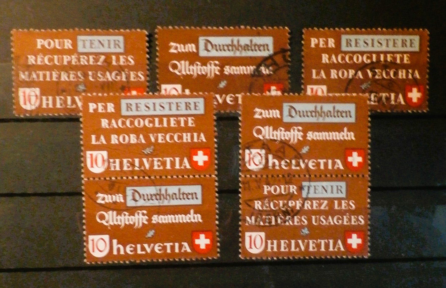 Tutti i francobolli: CH 1942 Altstoffverwertung – Usato da Kehrsatz venduto da Bernherb2 1