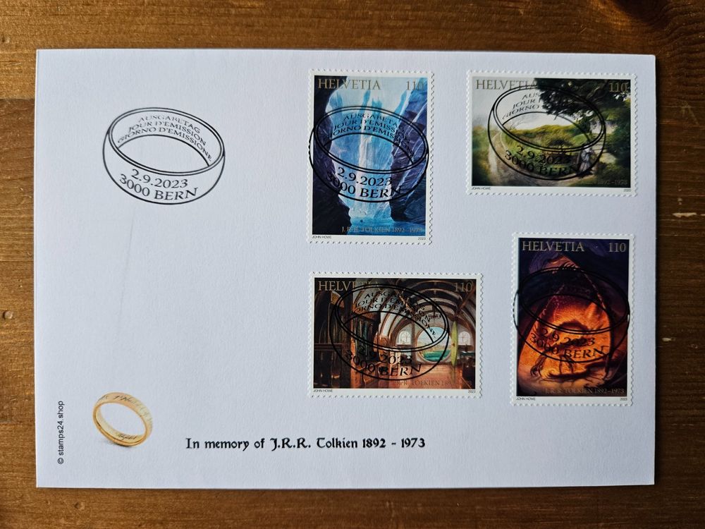 FDC 50. Todestag John Ronald Reuel Tolkien Mit Voll-ET | Kaufen Auf Ricardo