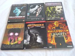 6x DVD Horror - Halloween div -  Sammlung