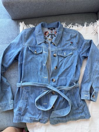 Denim Jacket King Louie with Embroidery Like New